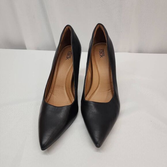 Nordstrom Black Pointed Toe Heels - Picture 3 of 11